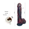 bedrocker thrusting gyrating silicone dildo with remote suction cup
