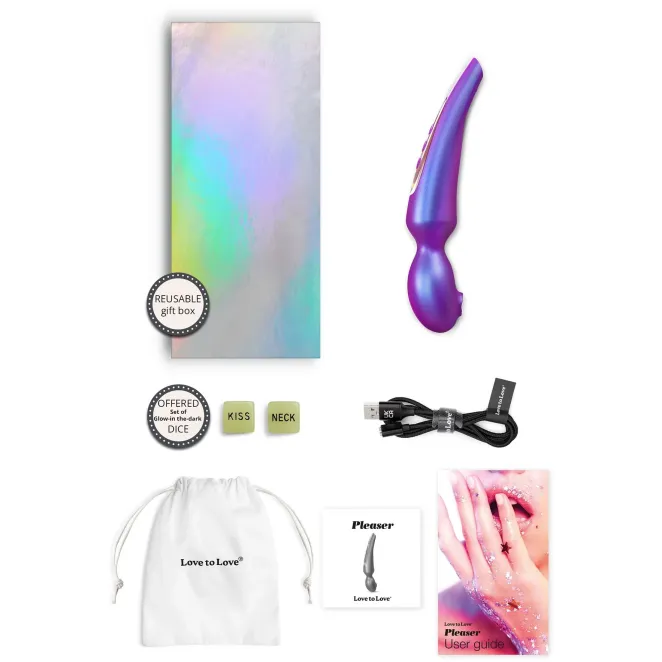 Love to Love Pleaser Licking Wand Vibrator