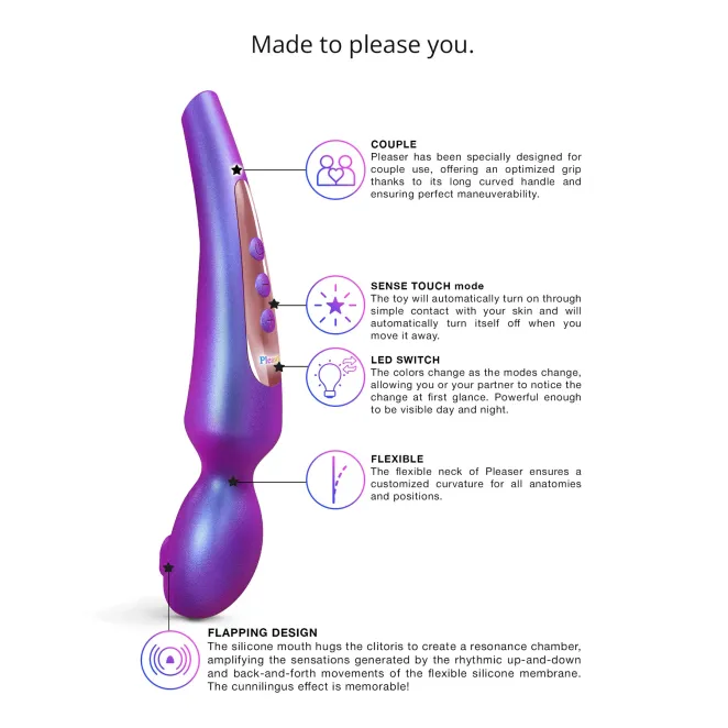 Love to Love Pleaser Licking Wand Vibrator