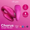 We-Vibe Chorus App and Remote Controlled Rechargeable Couple's Vibrator Cosmic Pink