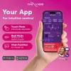 We-Vibe Chorus App and Remote Controlled Rechargeable Couple's Vibrator Cosmic Pink
