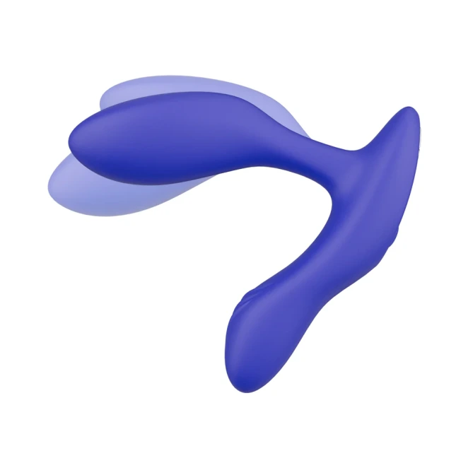 We-Vibe Vector+ App and Remote Controlled Rechargeable Prostate Massager Blue
