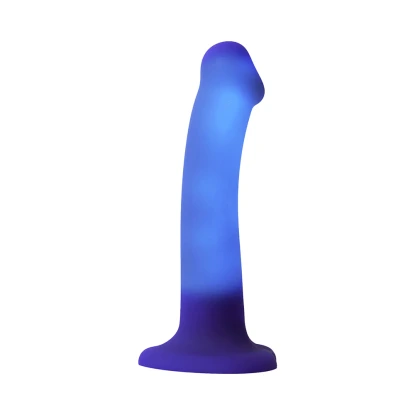 6.5 Inch Strap-On-Me Soft Touch Silicone Glow Led Dildo