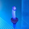6.5 Inch Strap-On-Me Soft Touch Silicone Glow Led Dildo
