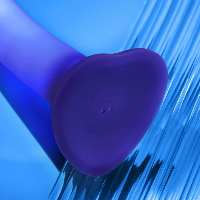 6.5 Inch Strap-On-Me Soft Touch Silicone Glow Led Dildo