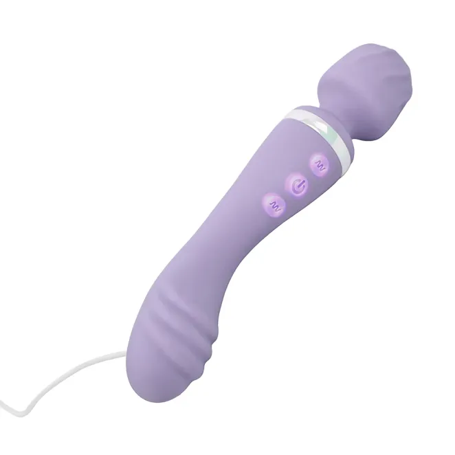 Wand & Done Dual Ended Silicone Massage Wand Vibrator