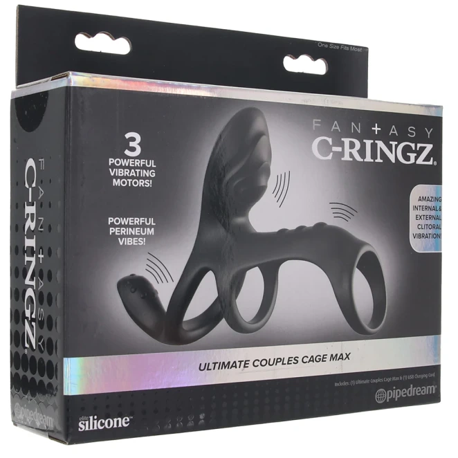 Fantasy C-Ringz Ultimate Couples Vibrating Cage Max