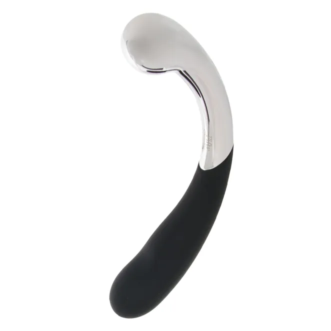 Fifty Shades of Grey Sweet Pressure Dark Steel and Silicone Double-Ended Dildo