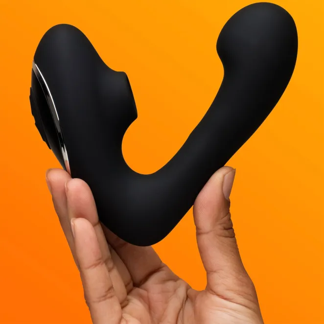 Fifty Shades of Grey Greedy Girl Duet Dual Stimulator with Clitoral Suction