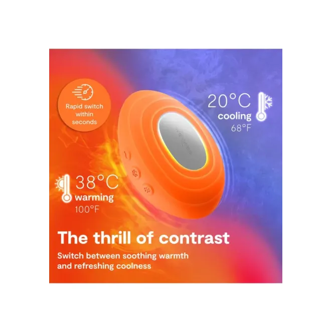We-Vibe Temp Tangerine Heating and Cooling Clitoral Vibrator