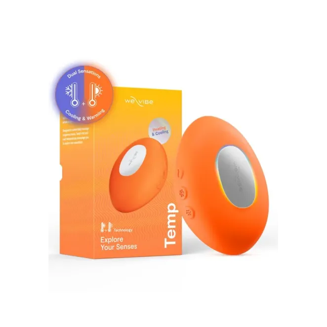We-Vibe Temp Tangerine Heating and Cooling Clitoral Vibrator