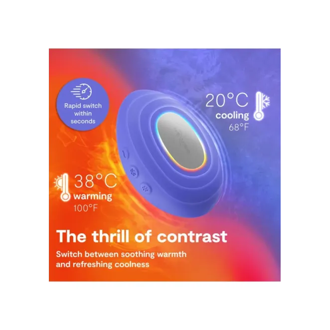 We-Vibe Temp Lavender Blue Heating and Cooling Clitoral Vibrator