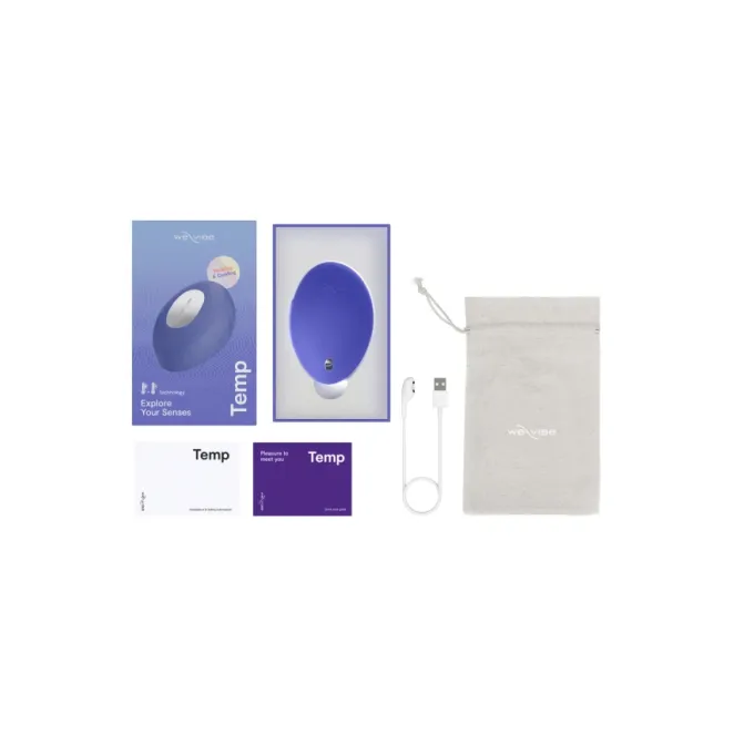 We-Vibe Temp Lavender Blue Heating and Cooling Clitoral Vibrator