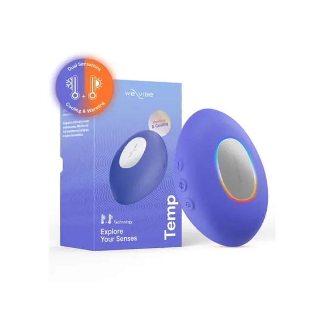 We-Vibe Temp Lavender Blue Heating and Cooling Clitoral Vibrator