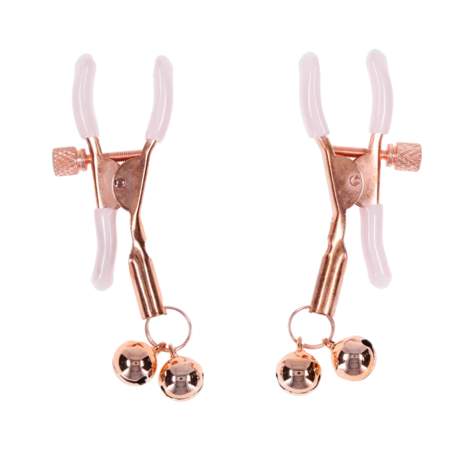 Sportsheets Peaches 'n CreaMe Bell Nipple Clamps