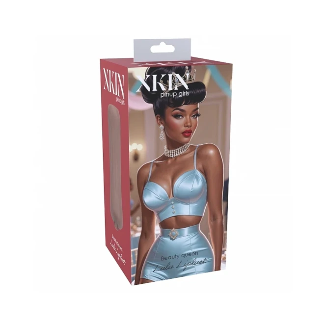 Xkin Pinup Girls Lulu Liplust Realistic Pocket Pussy Brown