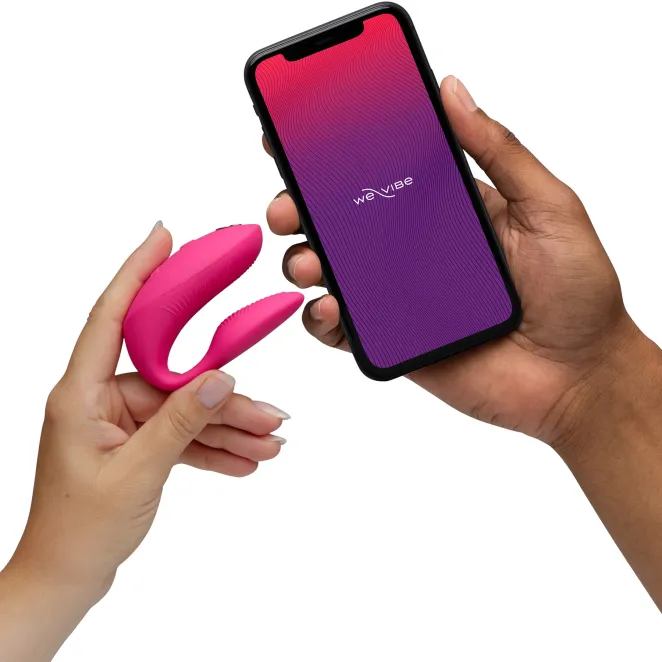 We-Vibe Chorus Pro Electric Pink App and Remote Controlled Couple's Vibrator