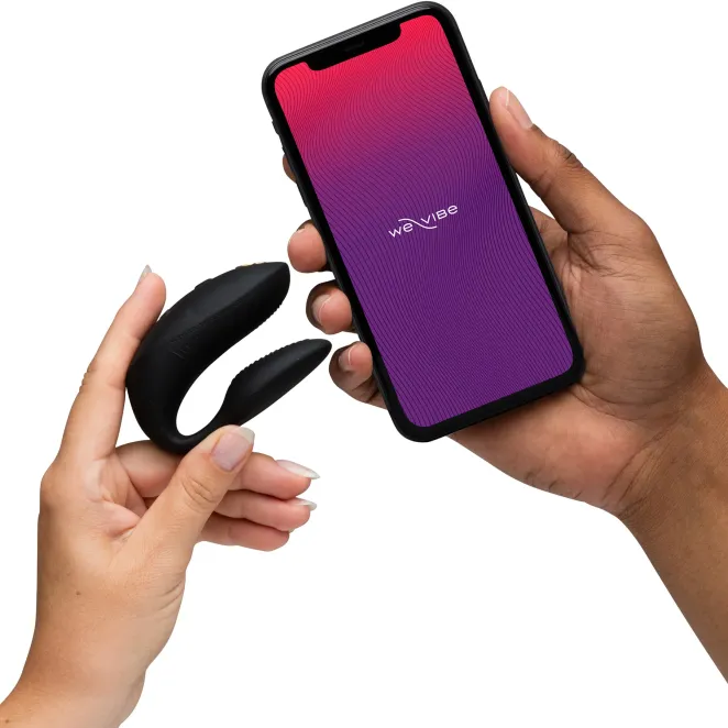 We-Vibe Chorus Pro Satin Black App and Remote Controlled Couple's Vibrator