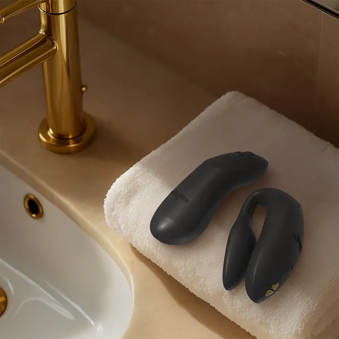 We-Vibe Chorus Pro Satin Black App and Remote Controlled Couple's Vibrator