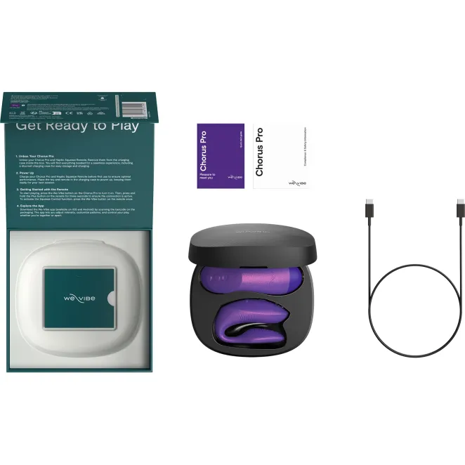 We-Vibe Chorus Pro Cosmic Purple App and Remote Controlled Couple's Vibrator