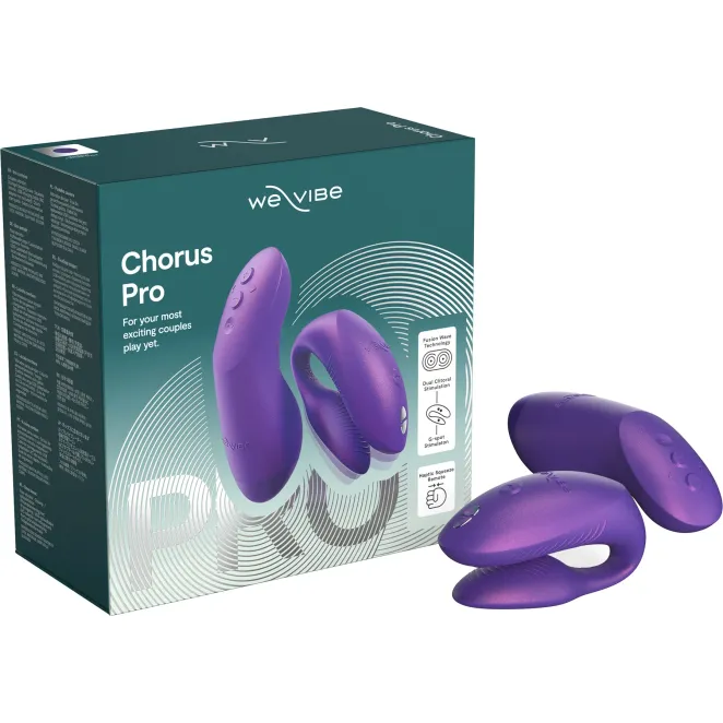 We-Vibe Chorus Pro Cosmic Purple App and Remote Controlled Couple's Vibrator