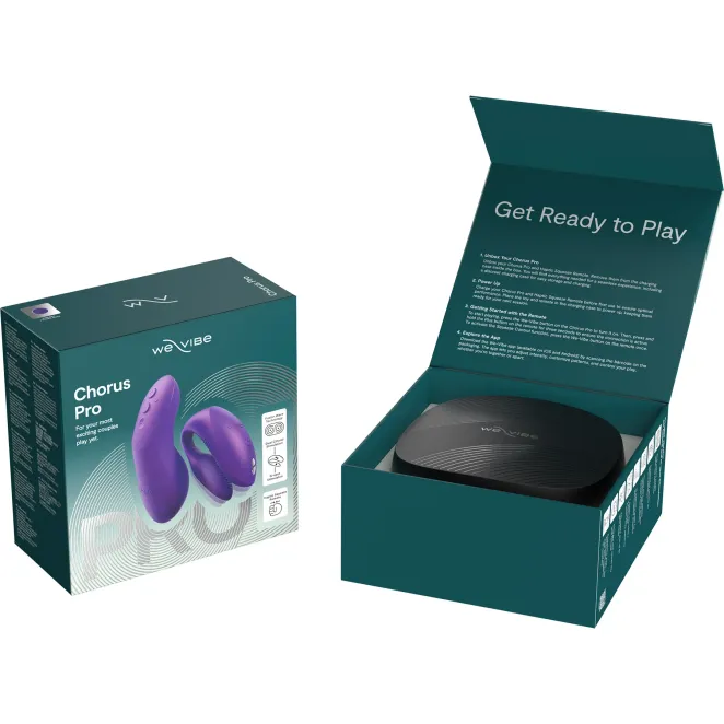 We-Vibe Chorus Pro Cosmic Purple App and Remote Controlled Couple's Vibrator