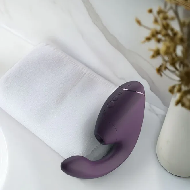 Womanizer Next Duo 3D Purple G-Spot and Clitoral Suction Stimulator