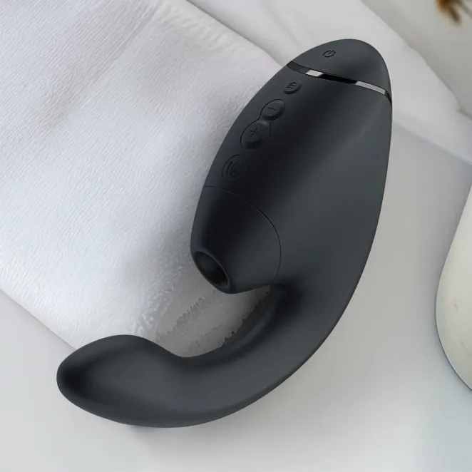 Womanizer Next Duo 3D Black G-Spot and Clitoral Suction Stimulator