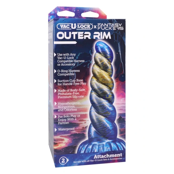 8.5 Inch Doc Johnson Fantasy Outer Rim Dildo