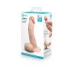 8 Inch b-Vibe Slipskin Flesh Pink Ultra Realistic Curved Dual Density Dildo
