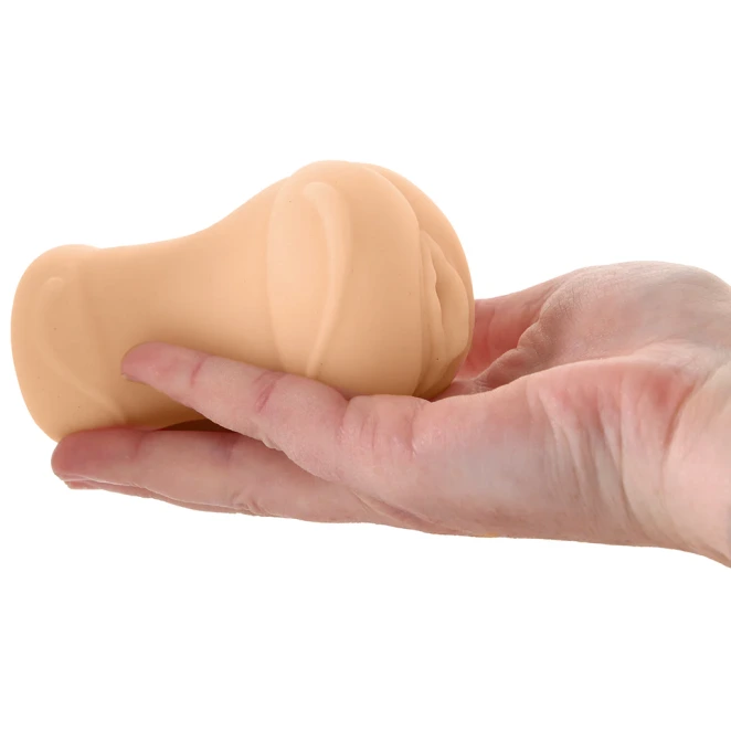 NS Novelties Pocket Pals Mini Realistic Pocket Pussy Tan