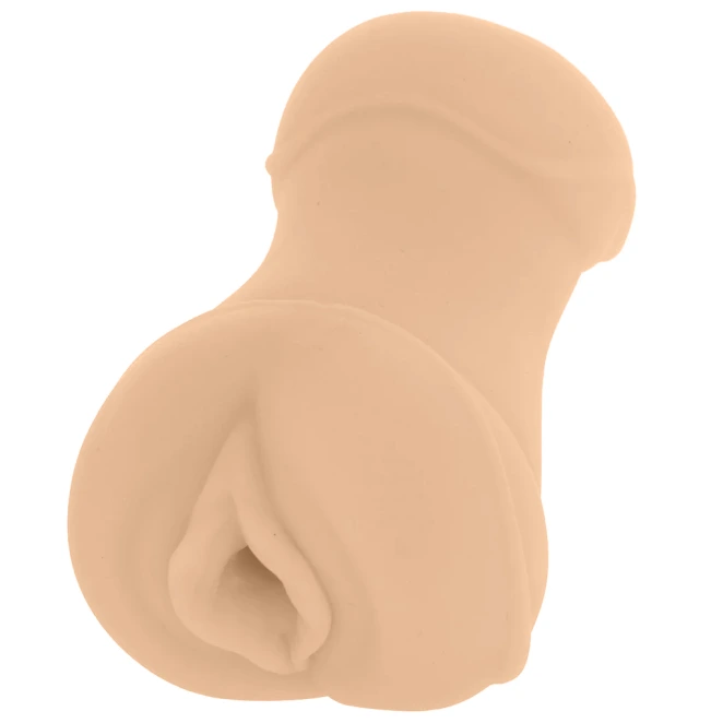 NS Novelties Pocket Pals Mini Realistic Pocket Pussy Tan