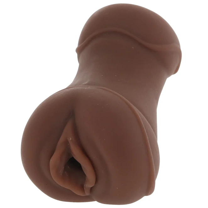 NS Novelties Pocket Pals Mini Realistic Pocket Pussy Brown