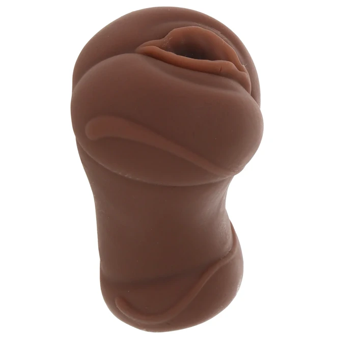 NS Novelties Pocket Pals Mini Realistic Pocket Pussy Brown