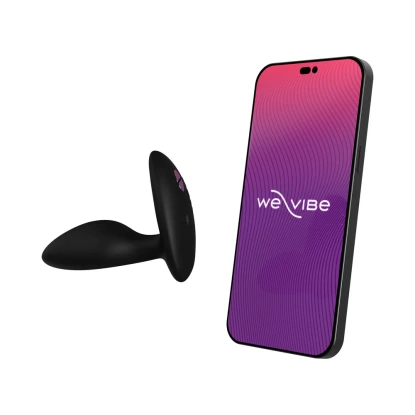 We-Vibe Ditto+ Rechargeable Remote and App Control Vibrating Butt Plug Black