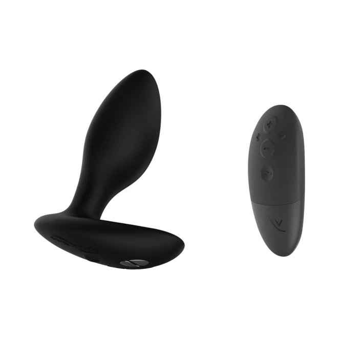 We-Vibe Ditto+ Rechargeable Remote and App Control Vibrating Butt Plug Black