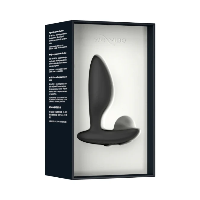 We-Vibe Ditto+ Rechargeable Remote and App Control Vibrating Butt Plug Black