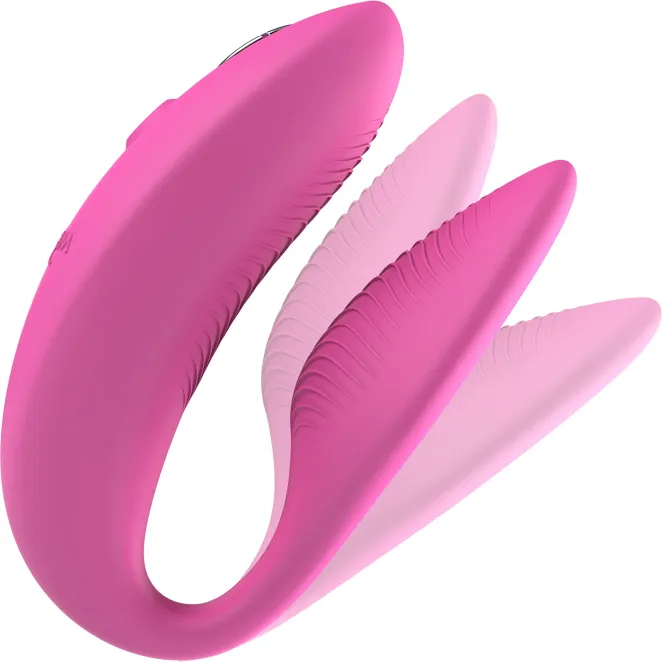 We-Vibe Sync 2 Remote Control and App Rechargeable Couple's Vibrator Rose