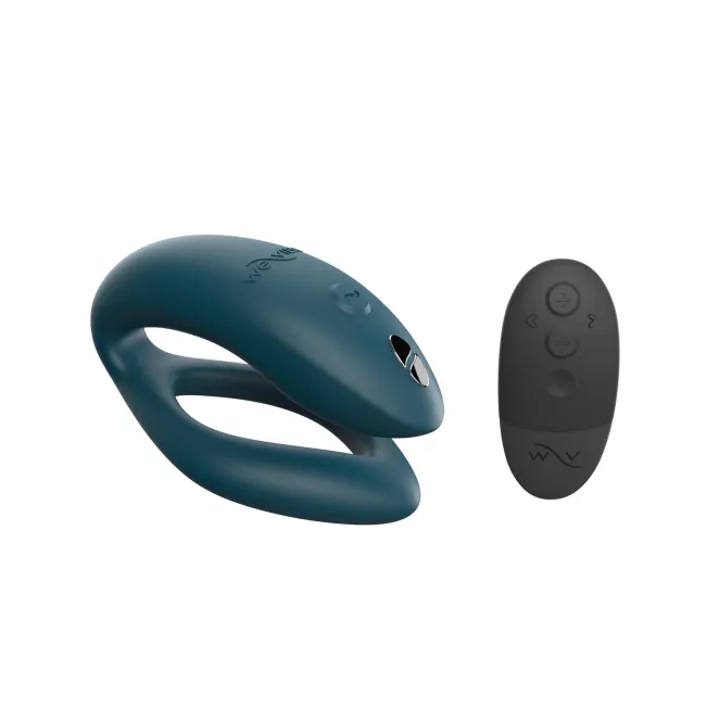 We-Vibe Sync O Velvet Green Remote Control and App Rechargeable Couple's Vibrator