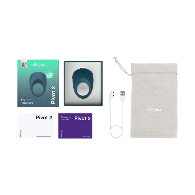 We-Vibe Pivot 2 App Controlled Vibrating Couples Cock Ring