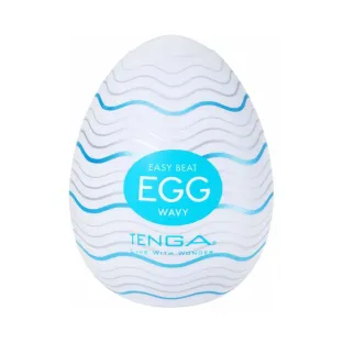 TENGA Egg Wavy Textured Male Masturbator