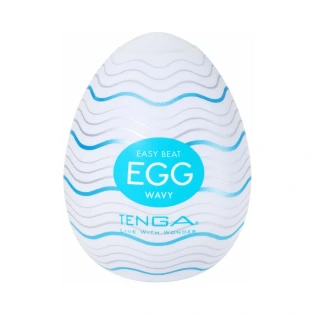 TENGA Egg Wavy Textured Male Masturbator