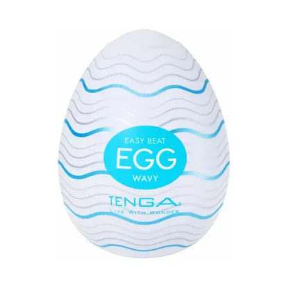 TENGA Egg Wavy Textured Male Masturbator