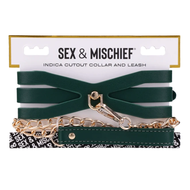 Sportsheets Indica Cutout Collar and Leash