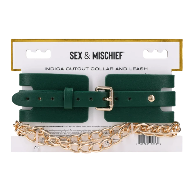 Sportsheets Indica Cutout Collar and Leash