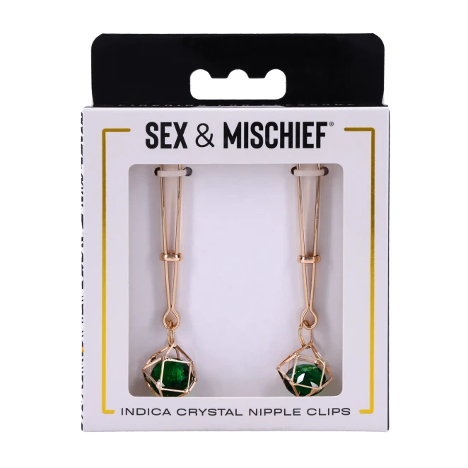 Sportsheets Indica Crystal Nipple Clips