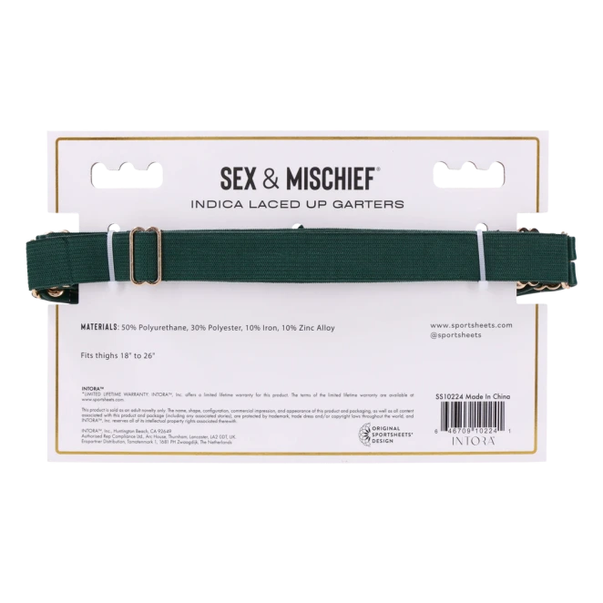 Sportsheets Indica Laced Up Garters