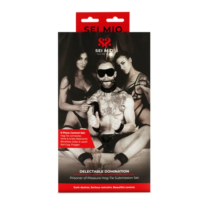 SEI MIO Delectable Domination Supreme Hog Tied Submissive Play Set (7 Piece)