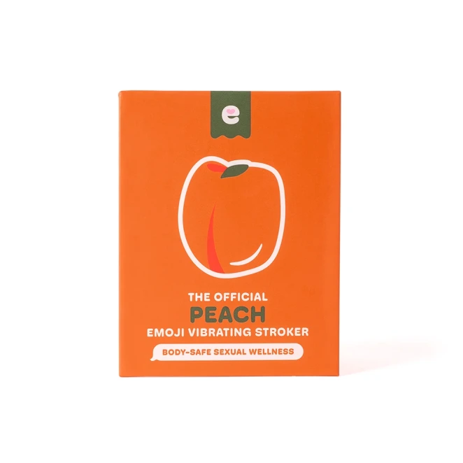 Emojibator Peach Vibrating Stroker