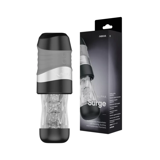Nexus Alpha Surge Rotating and Sucking Male Masturbator